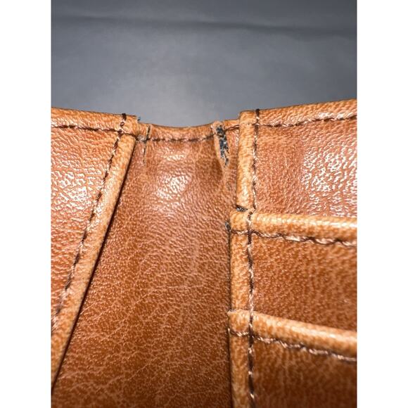 Matt & Nat Tan Brown Vegan Leather Bifold Card Holder Case Wallet - Picture 8 of 9